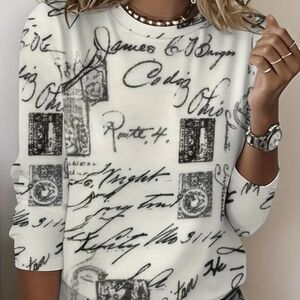 White script top L Bust 37_39.8"